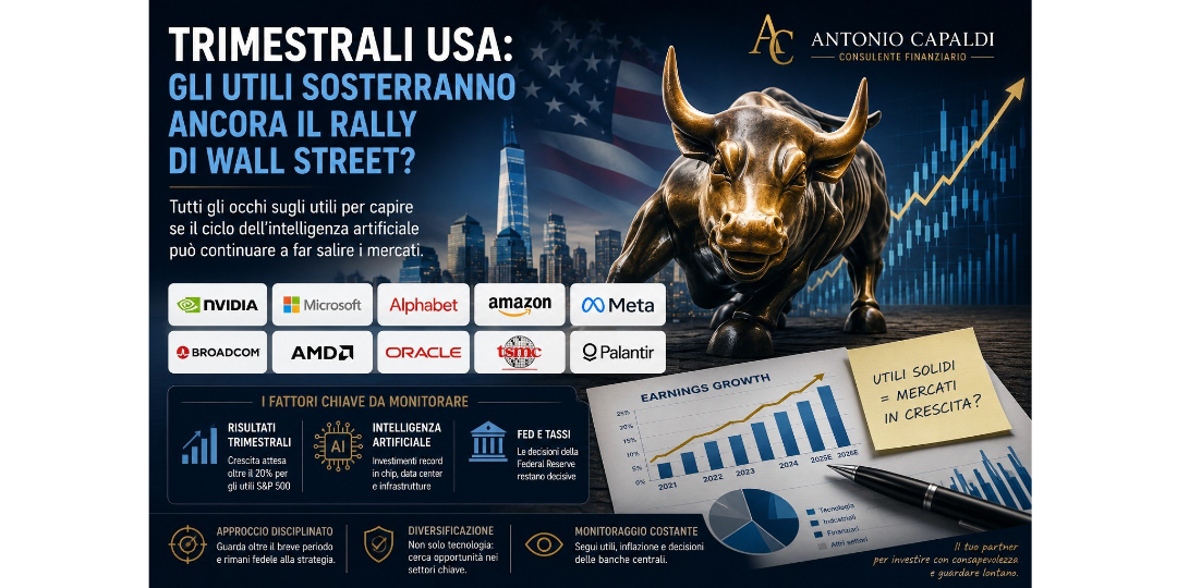 Copertina Trimestrali USA: gli utili sosterranno ancora il rally di Wall Street?