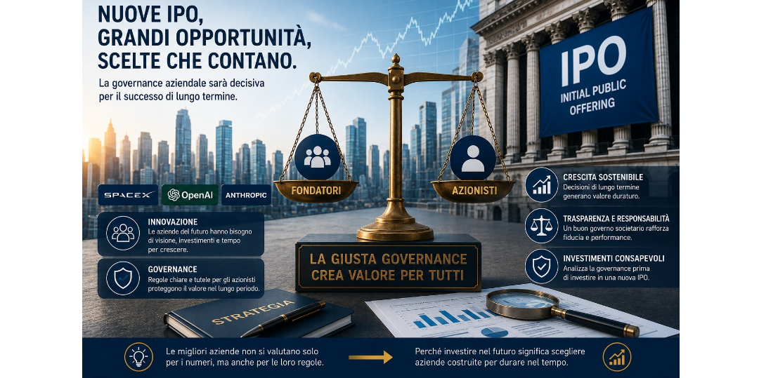 Copertina IPO, SpaceX e OpenAI: perché la governance sarà decisiva per gli investitori